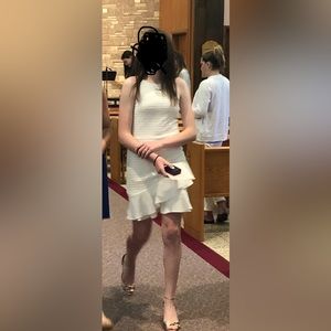 BD Junior white dress size tween/teen 4